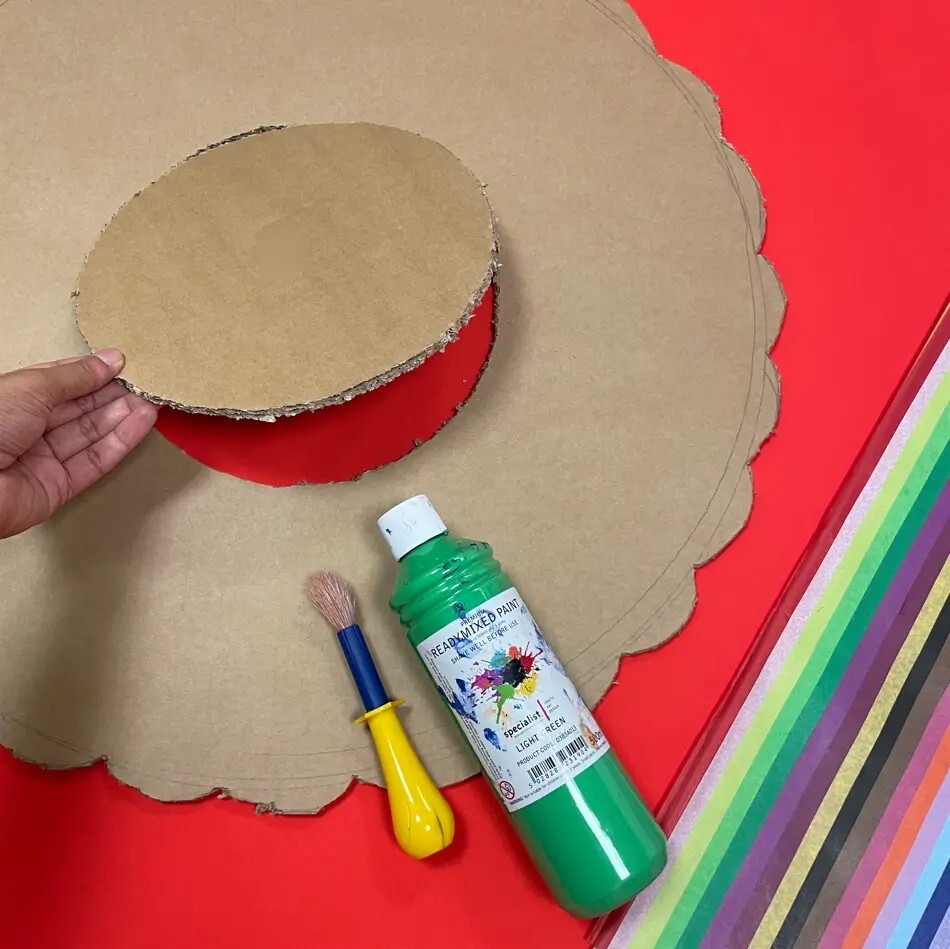 Cardboard roll Advent Calendar for KS1 classroom