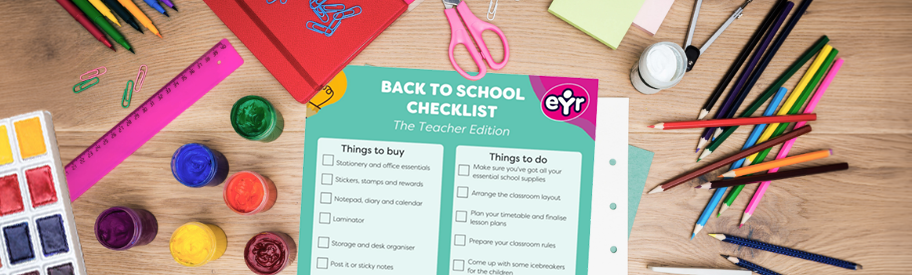 Back to school checklist for teachers