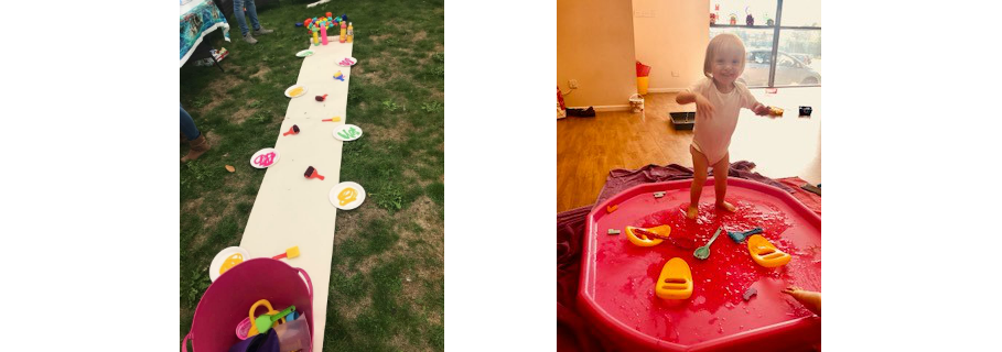 messy play mark making