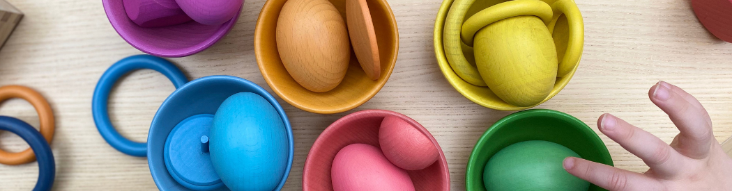 Colour sorting with Loose parts