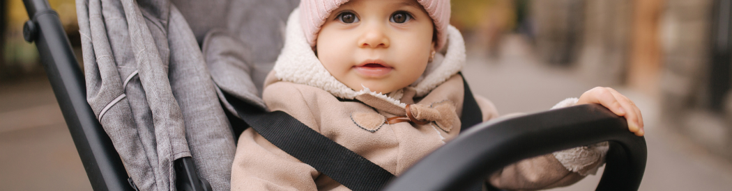 child in buggy