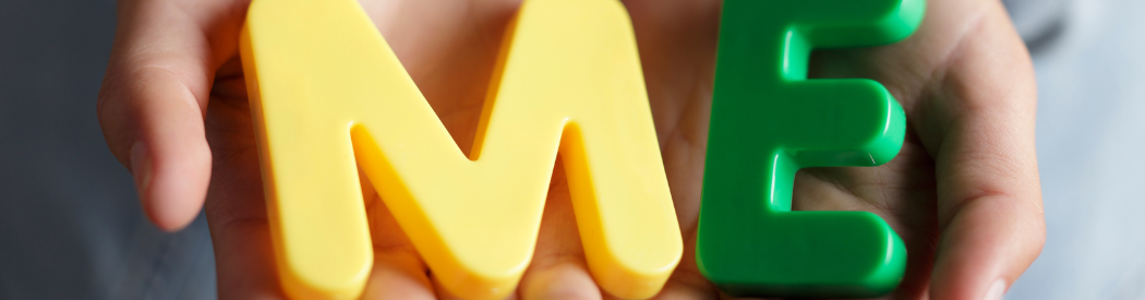 fridge magnet letters spelling ME