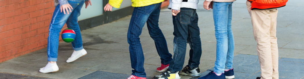 children playing donkey