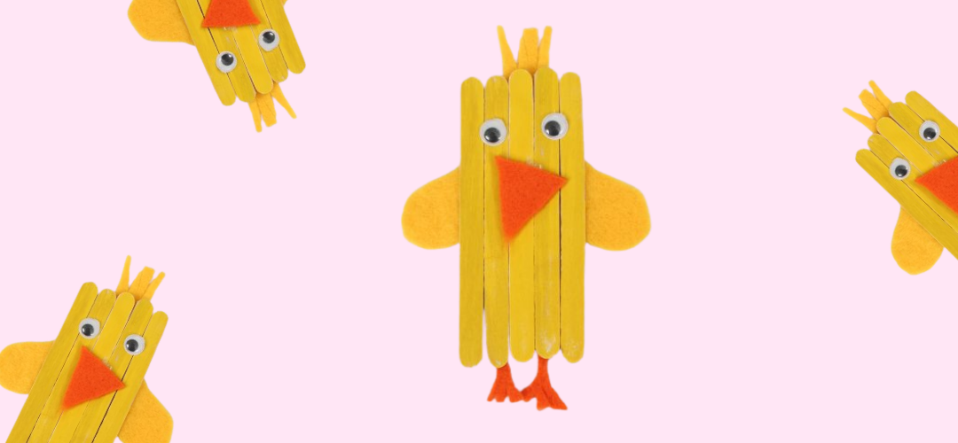 lolly pop Easter chicks