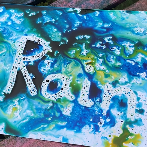 Rain painting