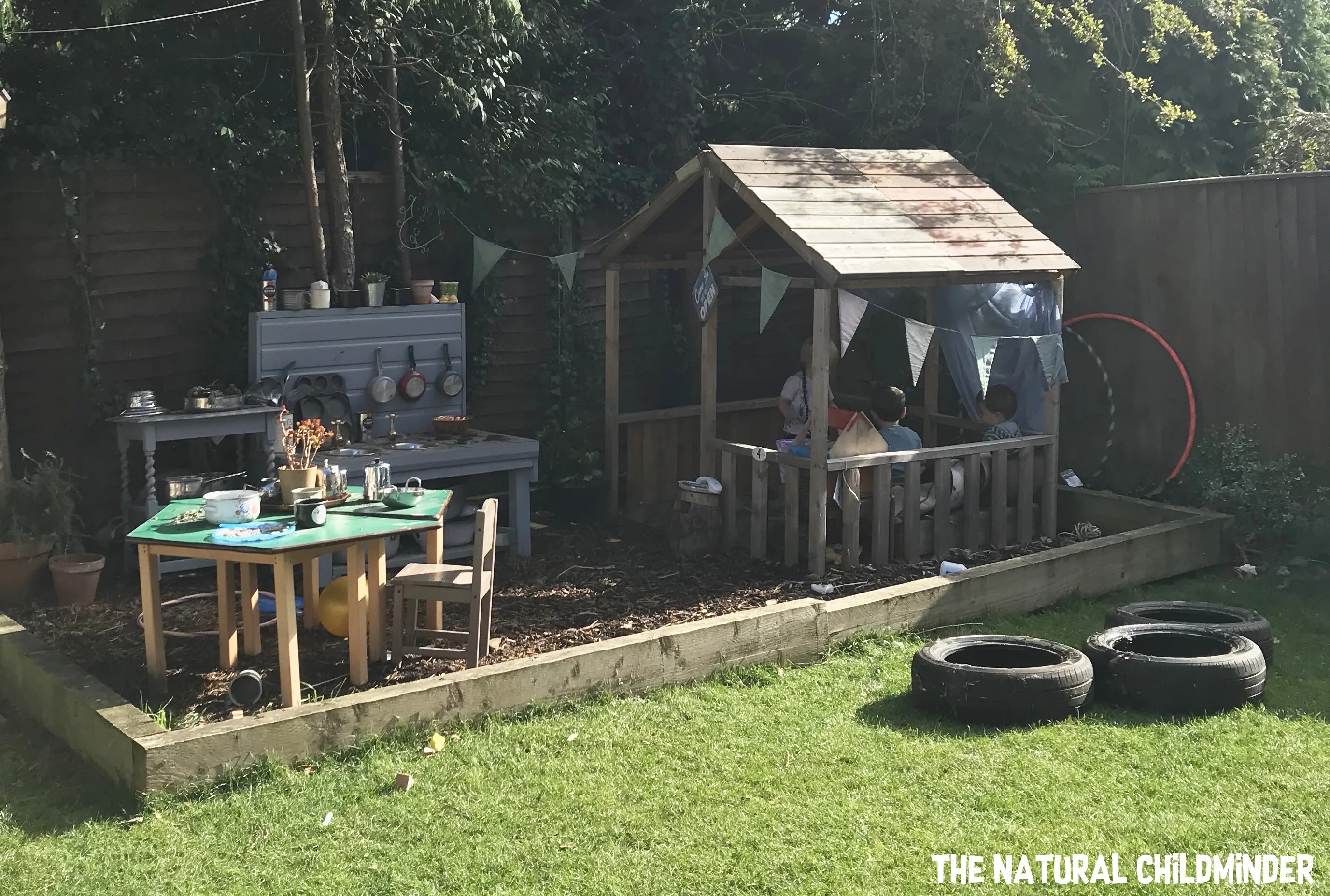 outdoor mud kitchen