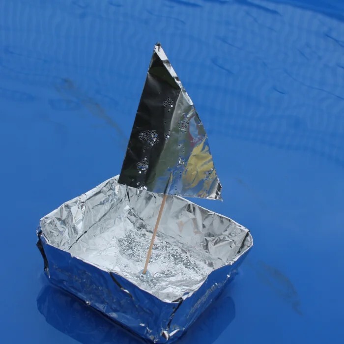 tin foil boat
