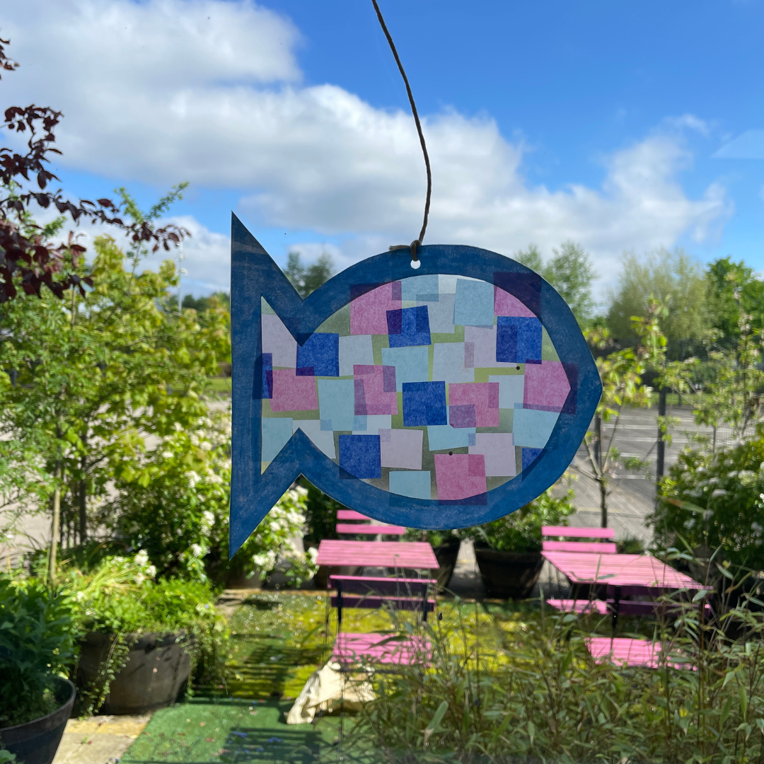 final result of fish suncatcher