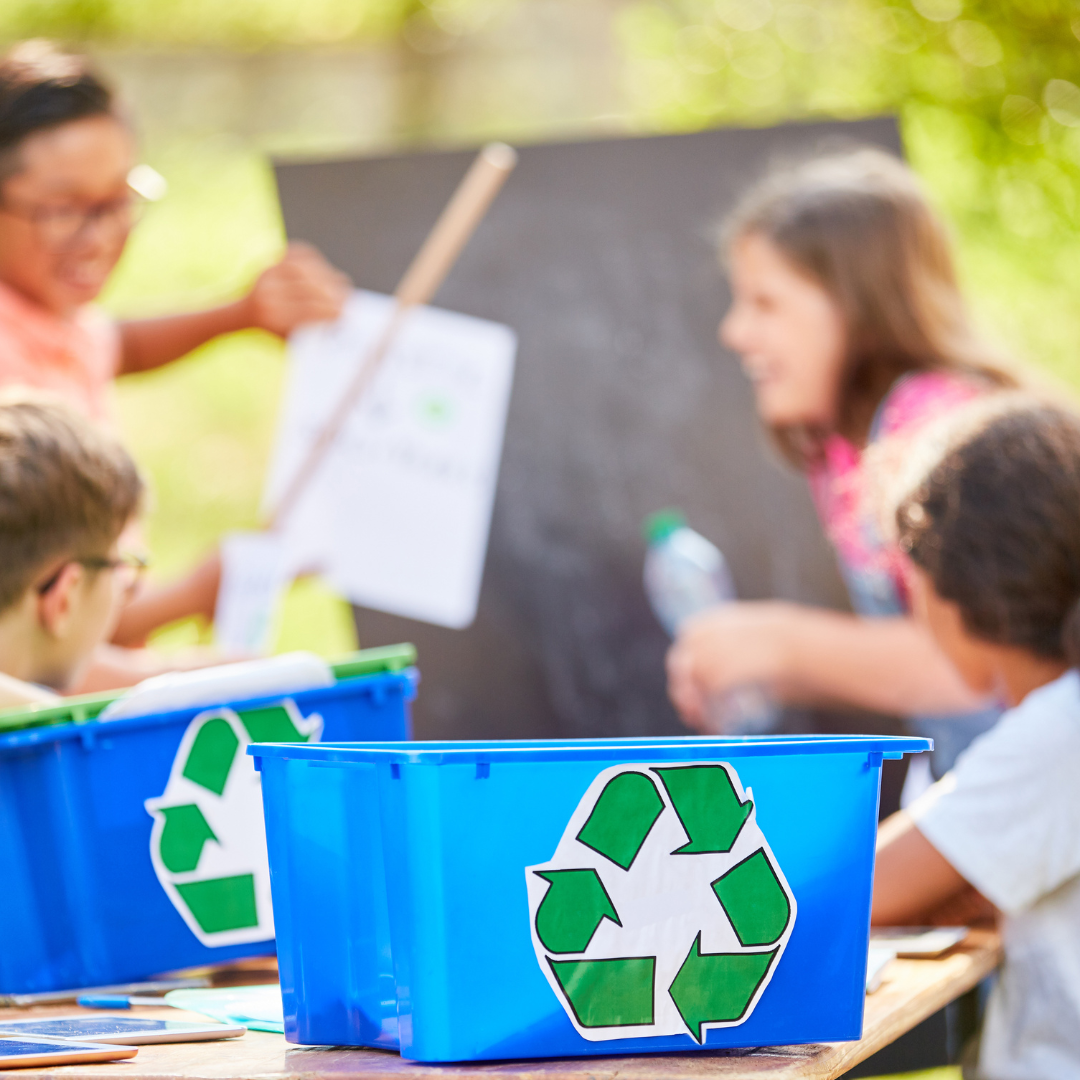Recycling relay race