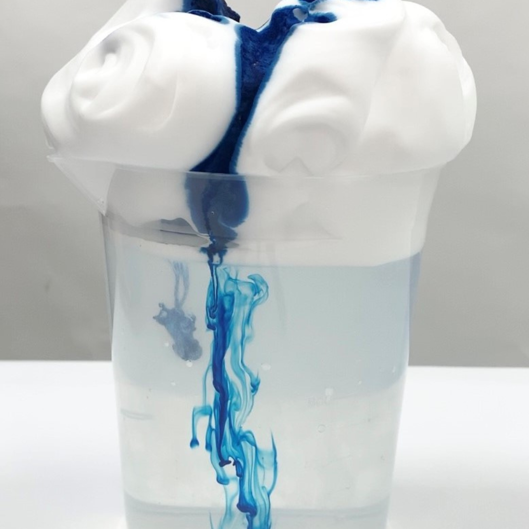 shaving foam raincloud
